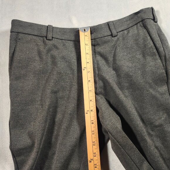 Jack Victor Mens HI-LINE Zip Pant Size W32RxL28 Gray Stretch Jersey Dress Pants - Picture 8 of 10